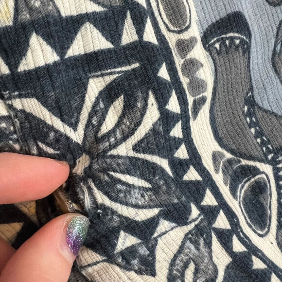 VTG Arizona Jean Co Shirt Mens Large Blue Hawaiian Tropical Button Front Coastal - Picture 5 of 12